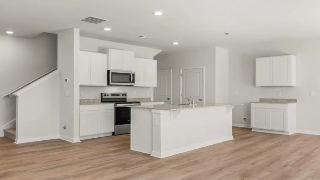 Furnished interior view inside a new home in Aurora Creek, Dallas (Image 7).
