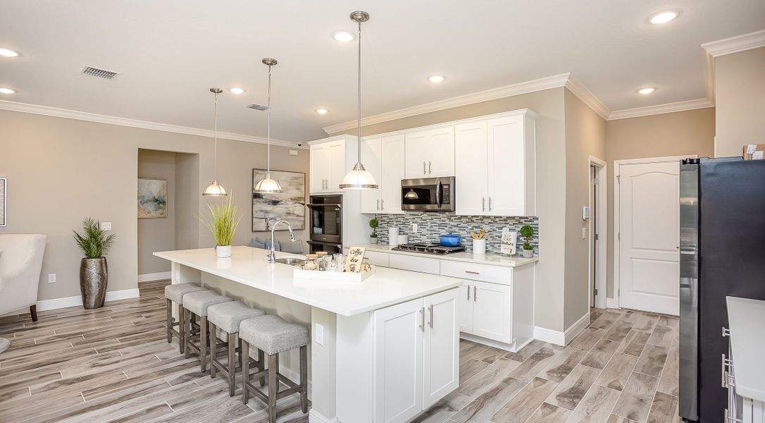 Furnished interior view inside a new home in Oakstone Farms, Leesburg (Image 36).