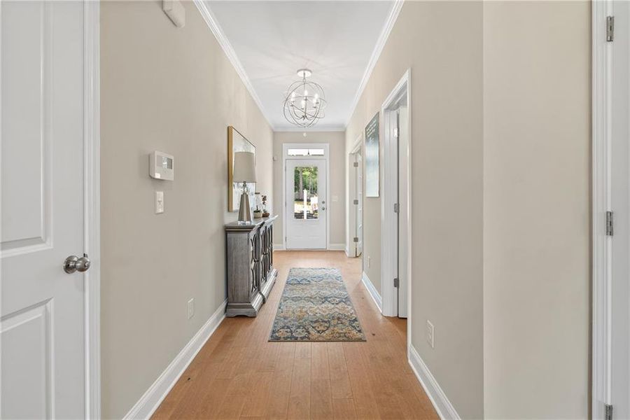 Furnished interior view inside a new home in Hickory Heights, Acworth (Image 21).