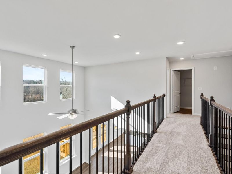 Representative unfurnished interior of a home built from the The Danbury C by Davidson Homes LLC in Melody Lakeside Estates, Buford (Image 17). Representative unfurnished interior of a home built from the The Danbury C by Davidson Homes LLC in Melody Lakeside Estates, Buford (Image 17).