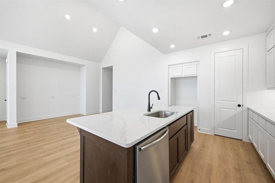 Furnished interior view inside a new home in Heritage Ranch: 50ft. lots, Sherman (Image 9).