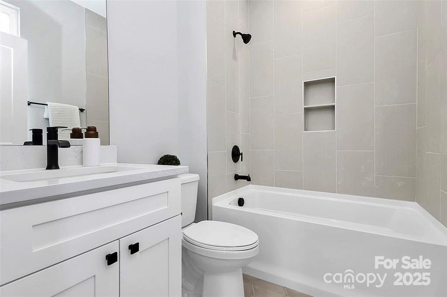 Furnished interior view inside a new home in , Charlotte (Image 16). Furnished interior view inside a new home in , Charlotte (Image 16).