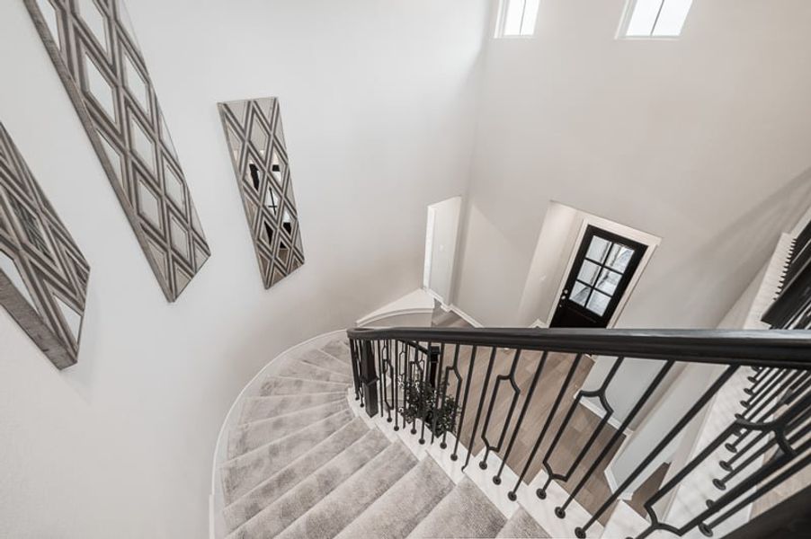 Furnished interior view inside a new home in Woodson’s Reserve 45′, Spring (Image 17).