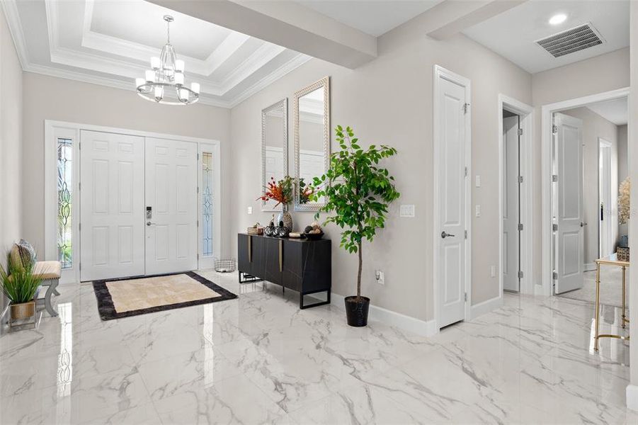 Furnished interior view inside a new home in , Wesley Chapel (Image 17). Furnished interior view inside a new home in , Wesley Chapel (Image 17).
