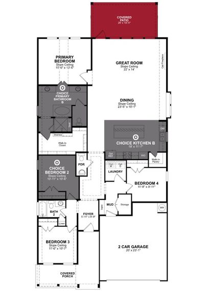 2D floor plan layout of this home in Austin Point: Heritage Collection, Richmond, TX (Image 2). 2D floor plan layout of this home in Austin Point: Heritage Collection, Richmond, TX (Image 2).