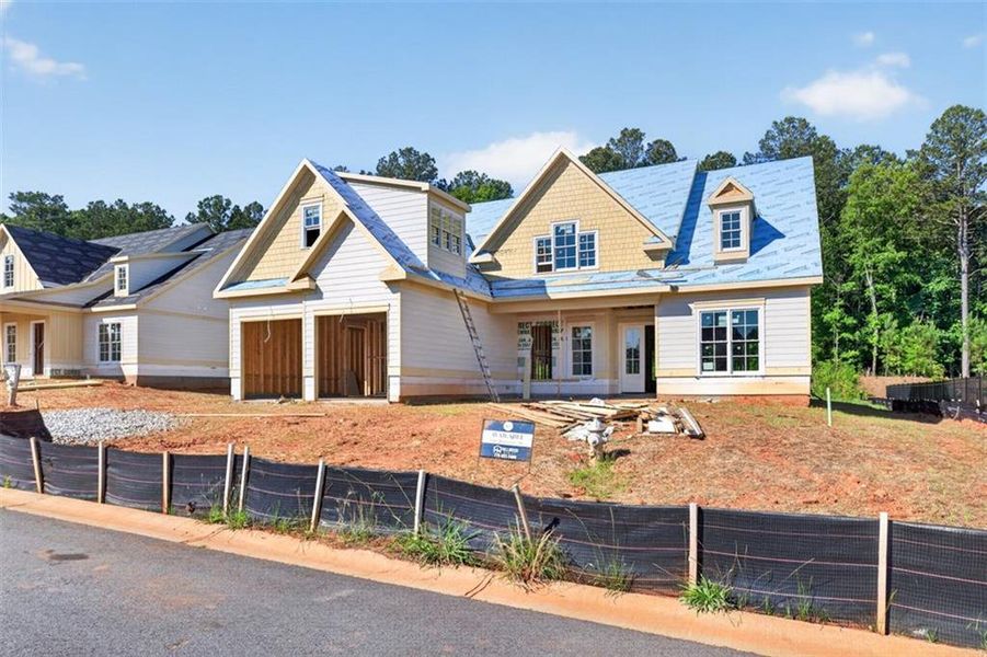In-progress construction of a new home in , Statham, GA (Image 6).