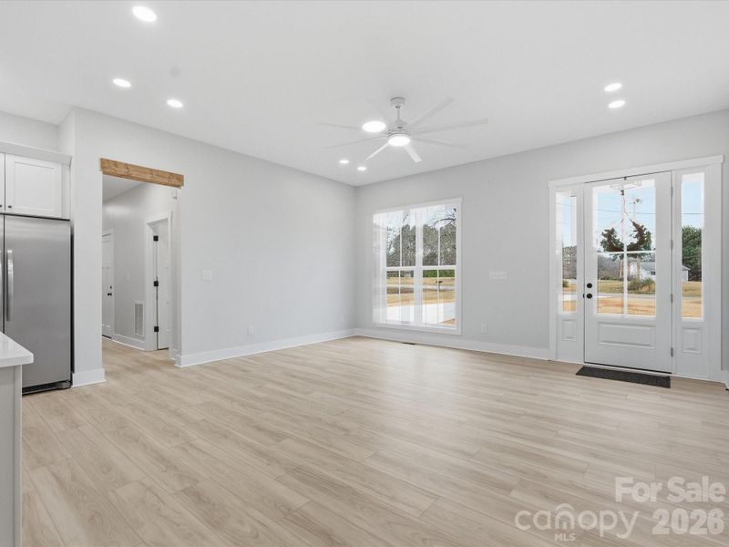 Spacious, unfurnished interior of a new home in , Bessemer City (Image 32).