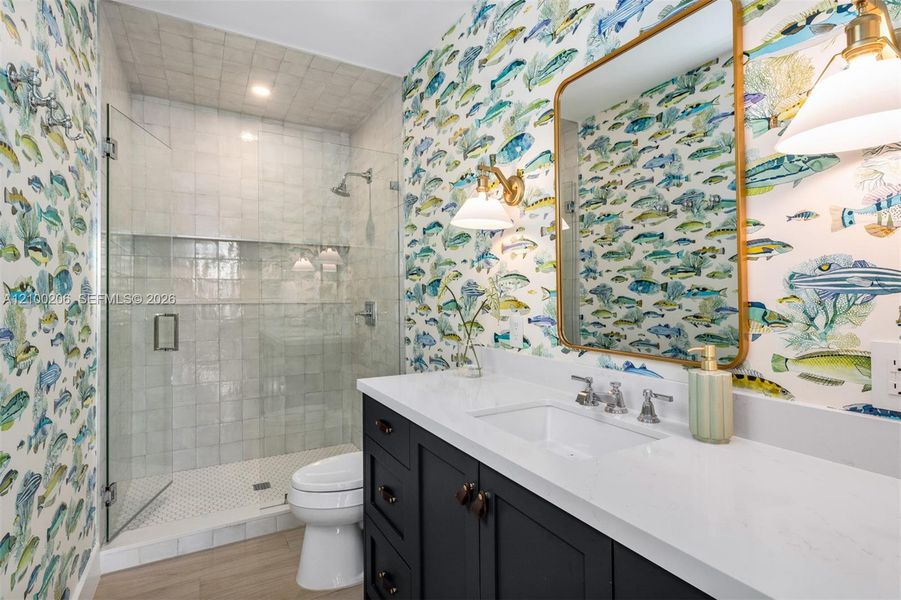Furnished interior view inside a new home in , Tavernier (Image 60).