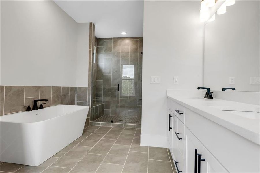 Furnished interior view inside a new home in Echo Park, Suwanee (Image 8).