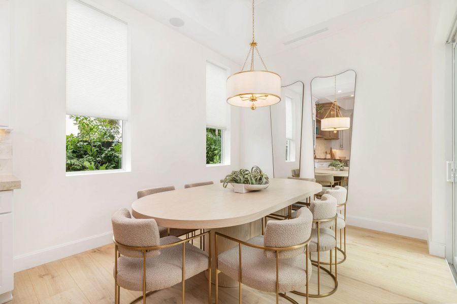Furnished interior view inside a new home in , West Palm Beach (Image 32).
