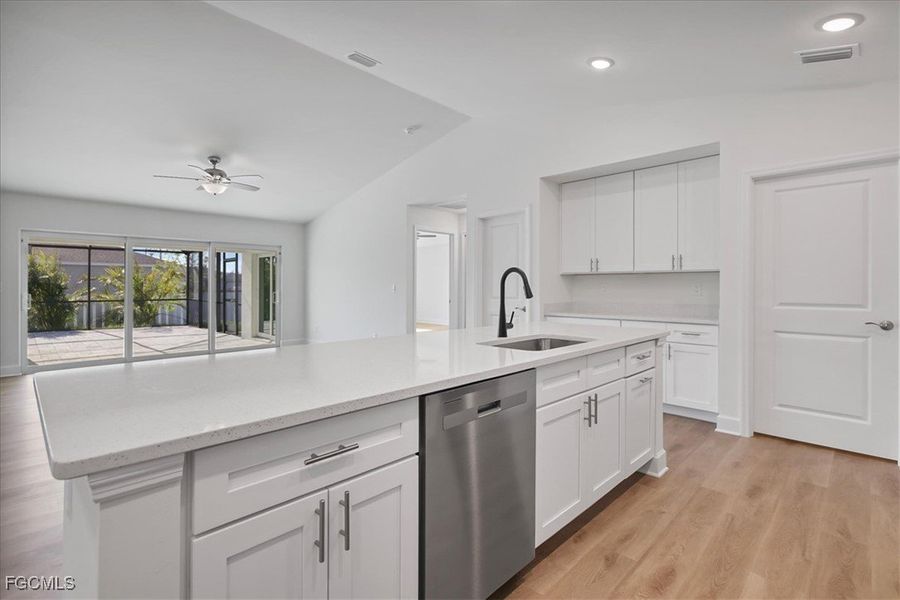 Furnished interior view inside a new home in Cape Coral, Cape Coral (Image 13). Furnished interior view inside a new home in Cape Coral, Cape Coral (Image 13).