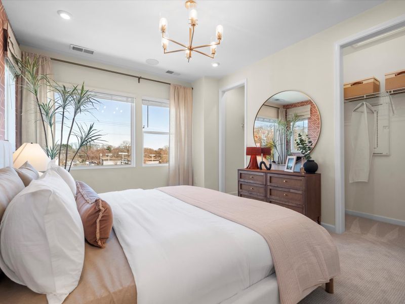 Furnished interior view inside a new home in Southmont, Charlotte (Image 24).