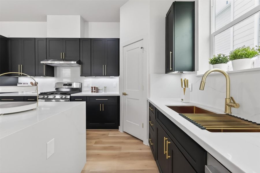 Furnished interior view inside a new home in , Houston (Image 37).