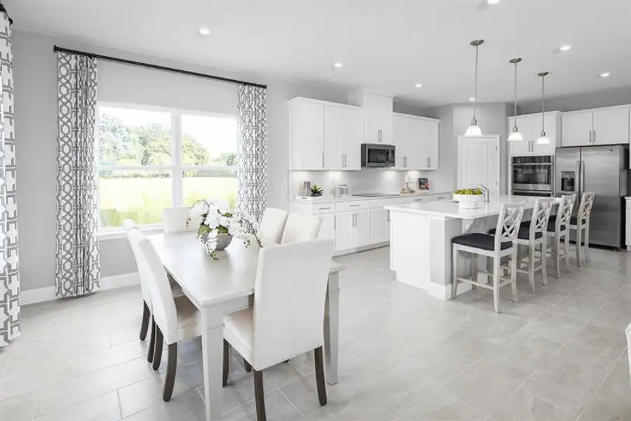 Representative furnished interior of a home built from the Lynn Haven by Ryan Homes in Copperleaf, Ocala (Image 10).