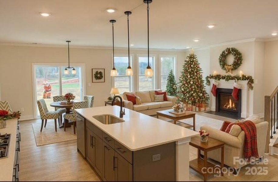 Furnished interior view inside a new home in Westport, York (Image 2).