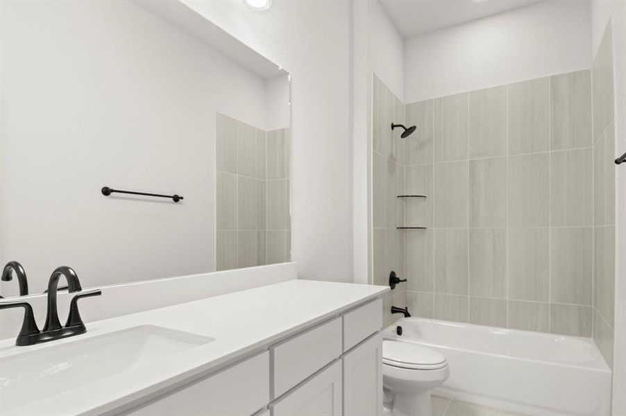 Furnished interior view inside a new home in Bull Hide Estates, Hewitt (Image 11).