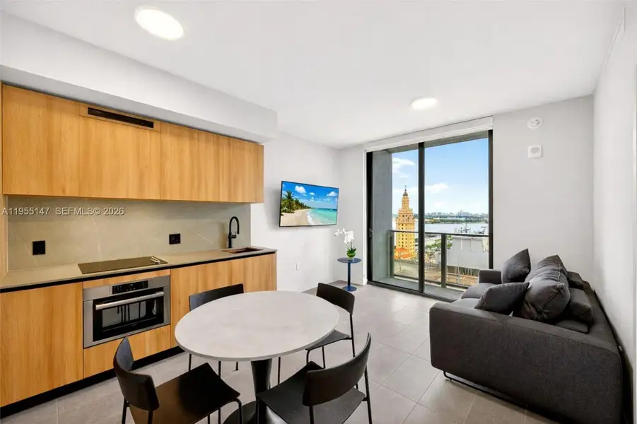 Furnished interior view inside a new home in , Miami (Image 4).