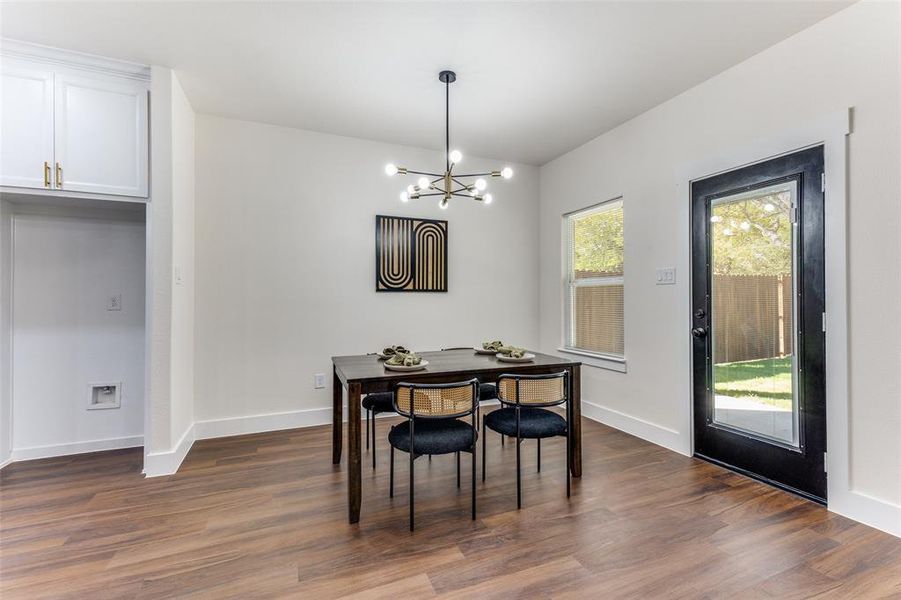 Furnished interior view inside a new home in , Fort Worth (Image 11).