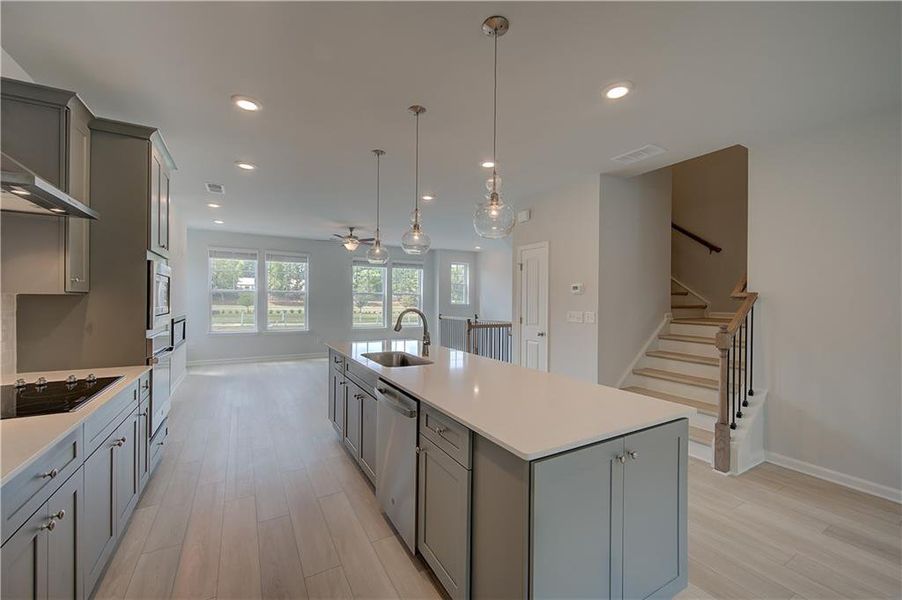 Furnished interior view inside a new home in Daybreak, Newnan (Image 12).