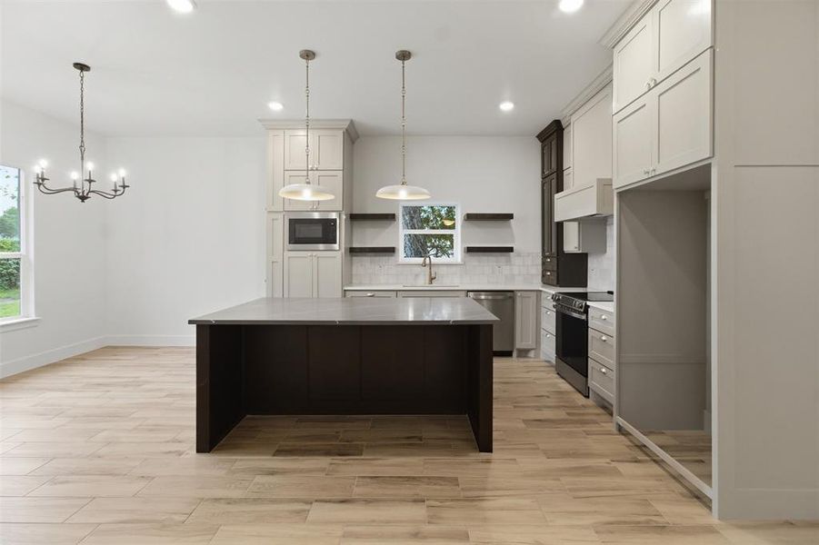 Furnished interior view inside a new home in , River Oaks (Image 6).