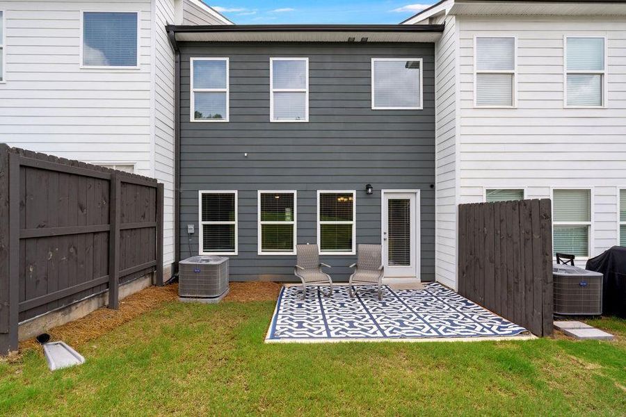 Exterior details and patio area of a home in , Hoschton (Image 27).