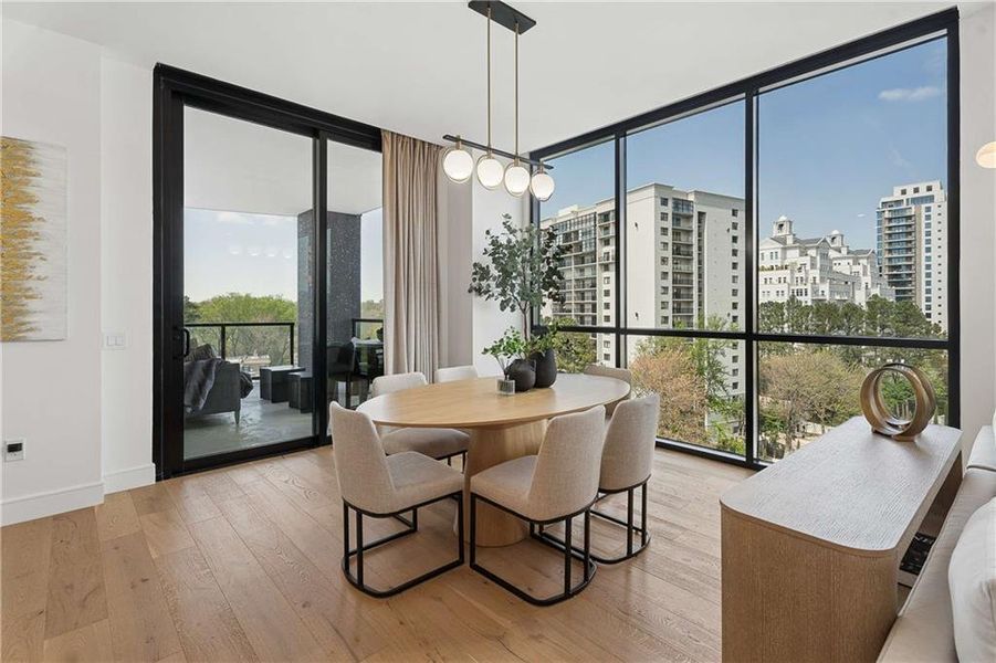 Furnished interior view inside a new home in , Atlanta (Image 13).