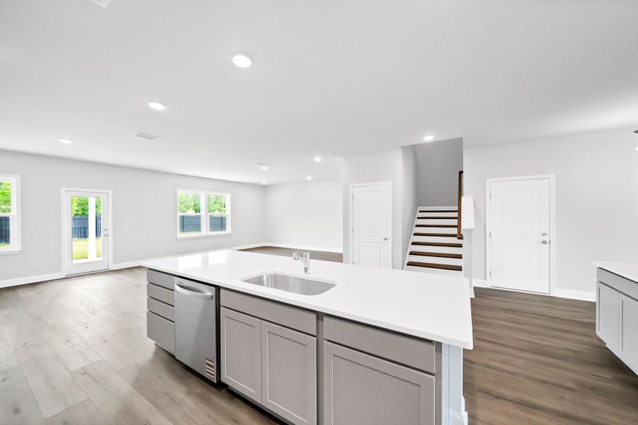 Furnished interior view inside a new home in Monroe Preserve, Chapin (Image 7).
