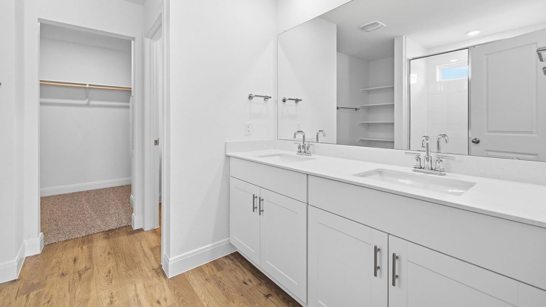 Furnished interior view inside a new home in Railhead, Cedar Creek (Image 4).