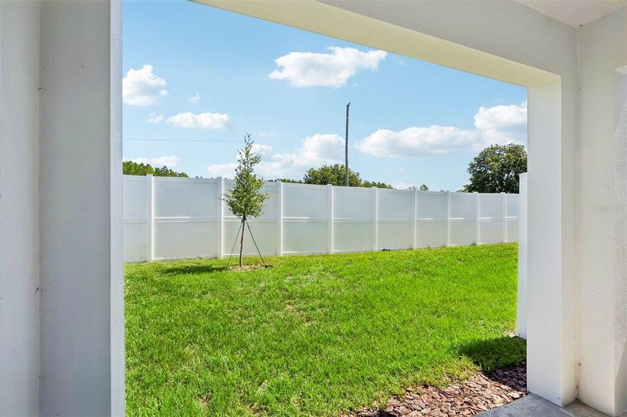 Exterior details and patio area of a home in Twin Oaks, Zephyrhills (Image 21).
