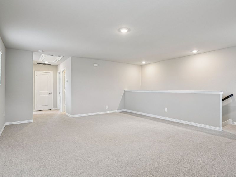 Spacious, unfurnished interior of a new home in Parks at Foster Crossing - Signature Series, Anna (Image 13). Spacious, unfurnished interior of a new home in Parks at Foster Crossing - Signature Series, Anna (Image 13).
