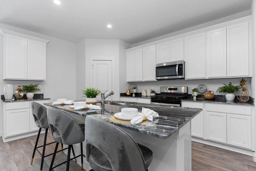 Furnished interior view inside a new home in Emberly, Beasley (Image 12).