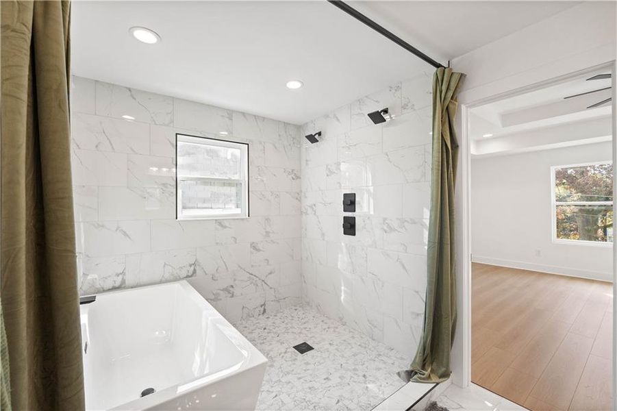 Furnished interior view inside a new home in , Atlanta (Image 19).