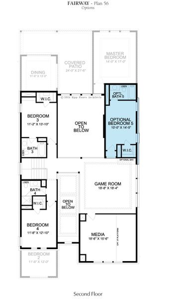 2D floor plan layout for the Fairway by Landon Homes in Fields - Brookside North, Frisco, TX (Image 26). 2D floor plan layout for the Fairway by Landon Homes in Fields - Brookside North, Frisco, TX (Image 26).