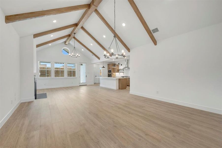 Spacious, unfurnished interior of a new home in Timberbrook, Justin (Image 32).
