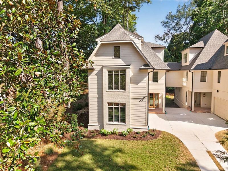 Front exterior of a new home in , Atlanta, GA, highlighting curb appeal (Image 28).