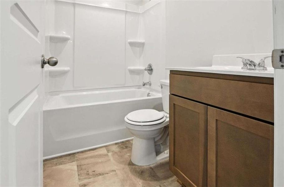 Furnished interior view inside a new home in Creekside Landing, Dallas (Image 26).