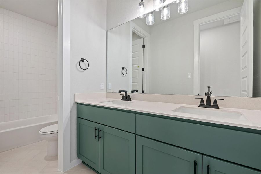 Furnished interior view inside a new home in Flora, Hutto (Image 10).