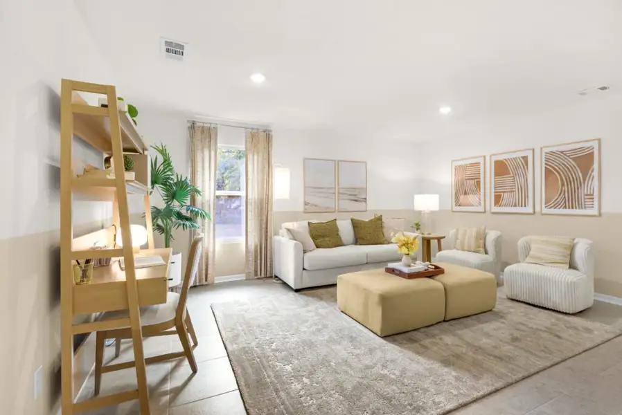 Furnished interior view inside a new home in Avalon, Milton (Image 4).