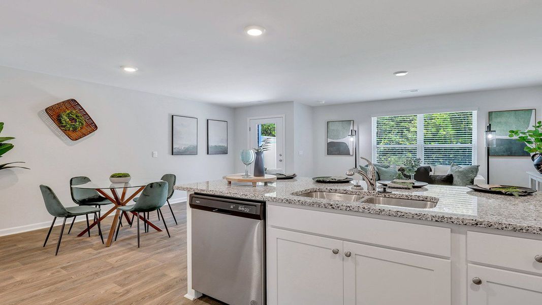 Furnished interior view inside a new home in The Pines at New Hampstead, Bloomingdale (Image 6).
