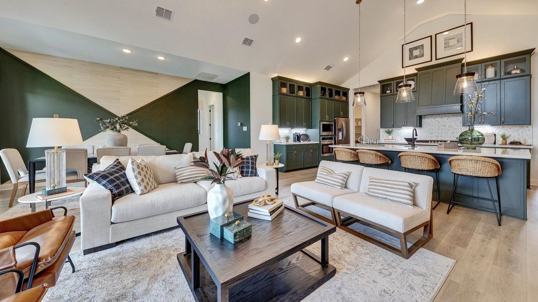 Representative furnished interior of a home built from the Vanderbilt by DRB Homes in Hawkes Landing, Leander (Image 11). Representative furnished interior of a home built from the Vanderbilt by DRB Homes in Hawkes Landing, Leander (Image 11).