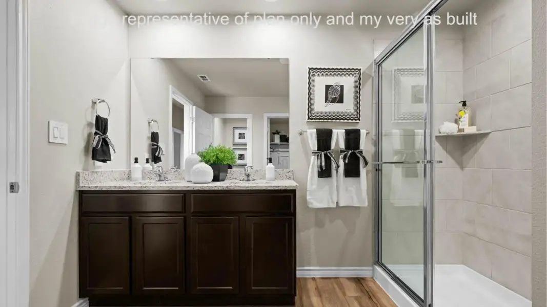 Furnished interior view inside a new home in Heritage Crossing, Corpus Christi (Image 9).