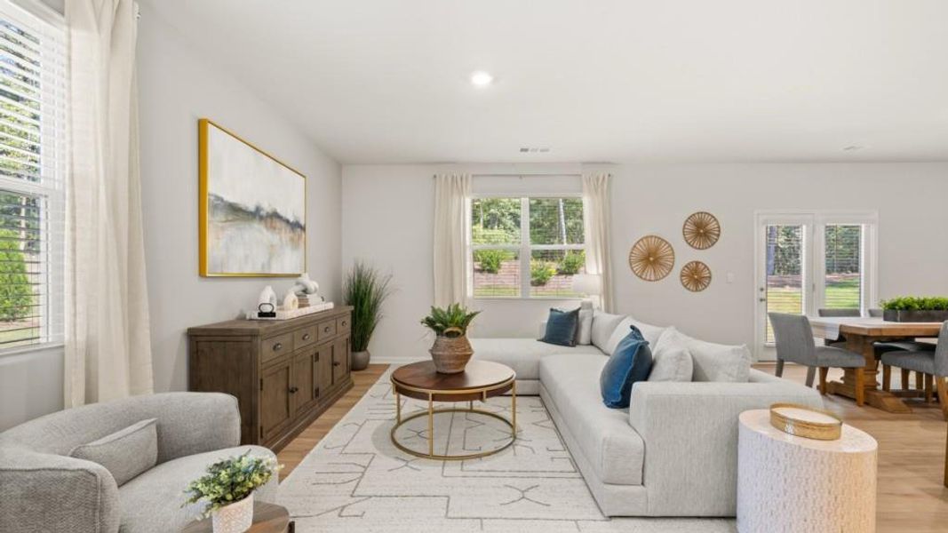 Furnished interior view inside a new home in Pointe Park, Union City (Image 18).