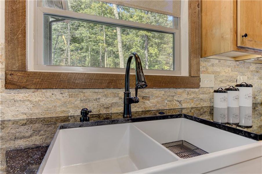 Close-up of interior finishes inside a home in , Cherry Log (Image 20). Close-up of interior finishes inside a home in , Cherry Log (Image 20).