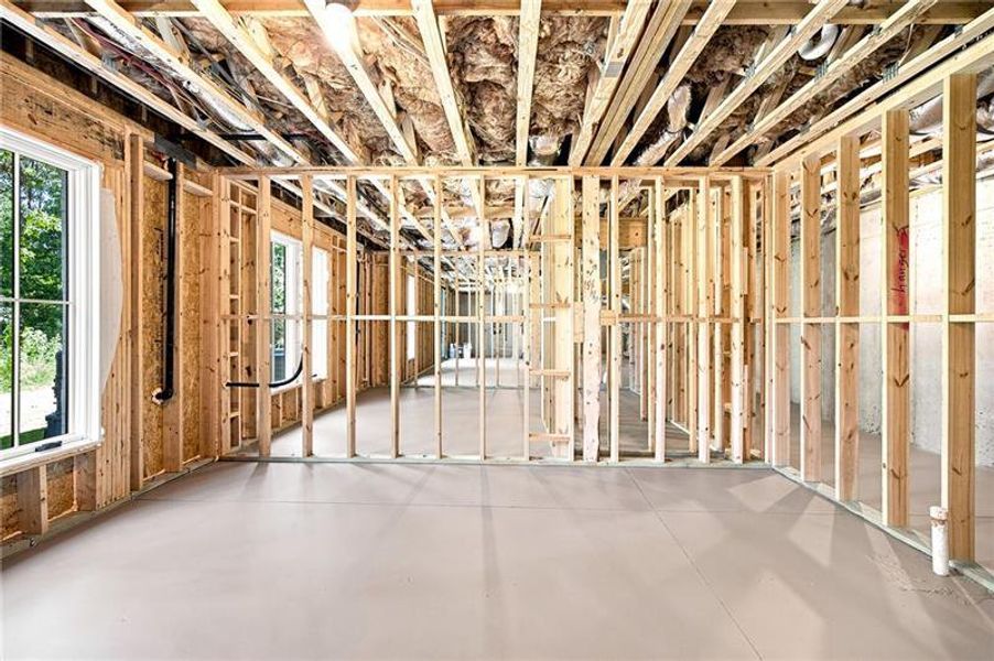 In-progress construction of a new home in , Milton, GA (Image 67).