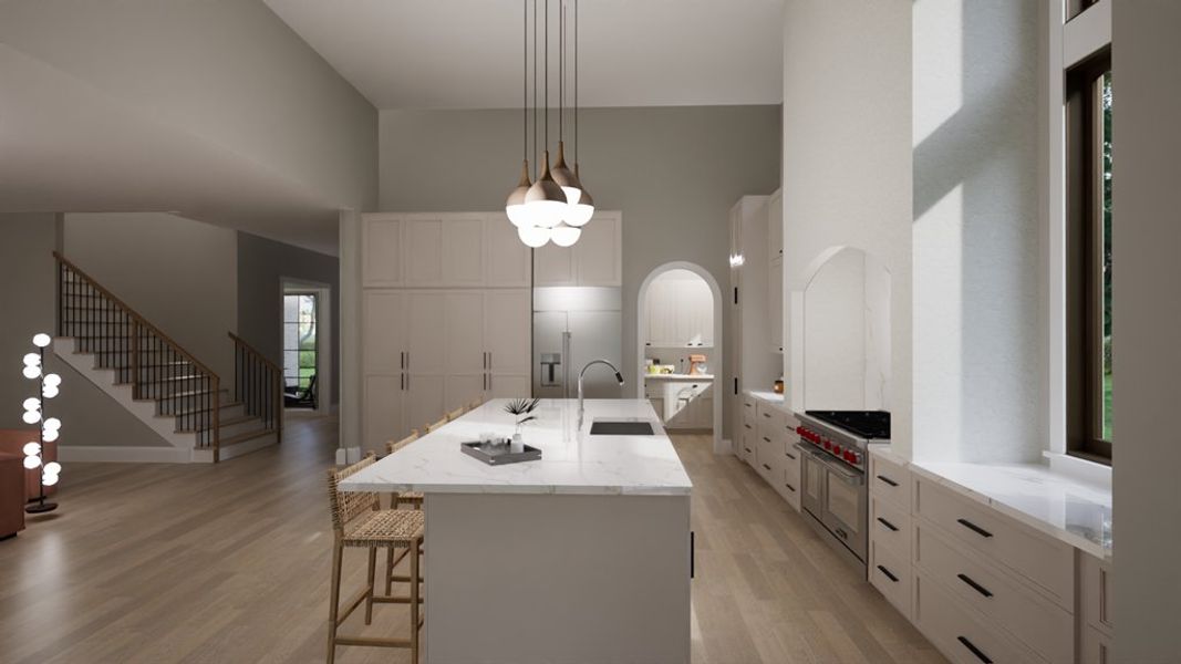 Representative furnished interior of a home built from the The Glenn by Ken Harvey Homes in Carriage Farms, Raleigh (Image 6).