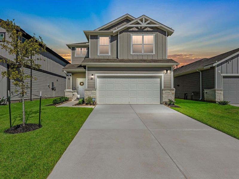 Welcome home to 23814 Escardilla Drive located in the community of Windrow and zoned to Waller ISD.