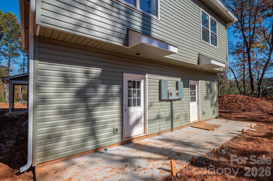 Exterior details and patio area of a home in , Denver (Image 16). Exterior details and patio area of a home in , Denver (Image 16).