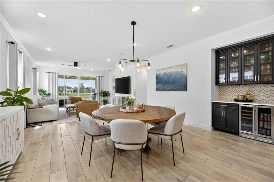 Furnished interior view inside a new home in Marisol Pointe at MiraBay Florida Series, Apollo Beach (Image 44).