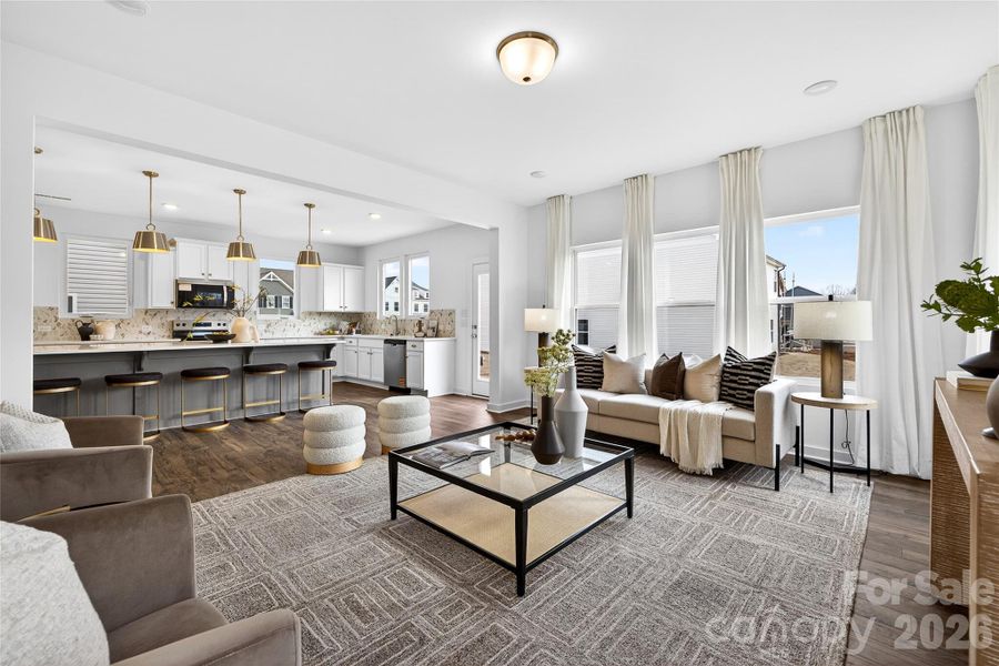 Furnished interior view inside a new home in Morrow Brook, Albemarle (Image 19).