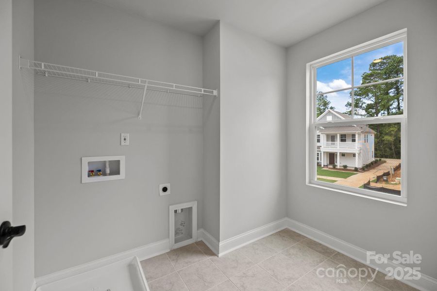 HUGE laundry. Plenty of room for a folding table